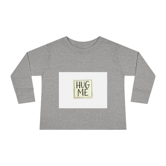 Toddler Long Sleeve Tee - "Hug Me" Design