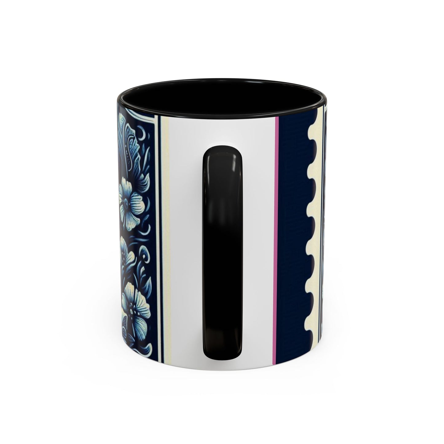 Tropical Pineapple Accent Coffee Mug - 11 & 15oz, Vibrant Floral Design for Relaxing Mornings