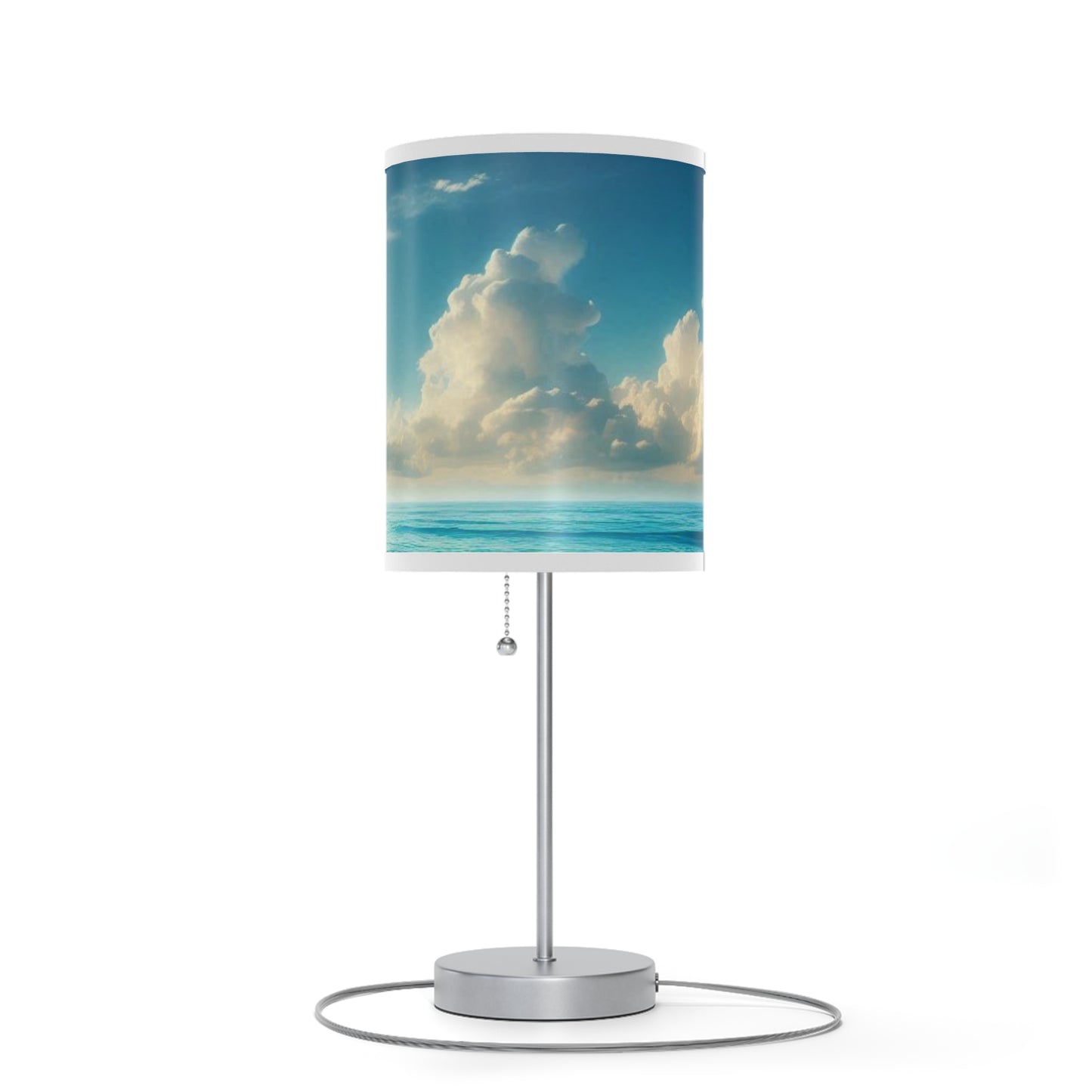 Coastal Serenity Table Lamp - Beach Themed Desktop Light