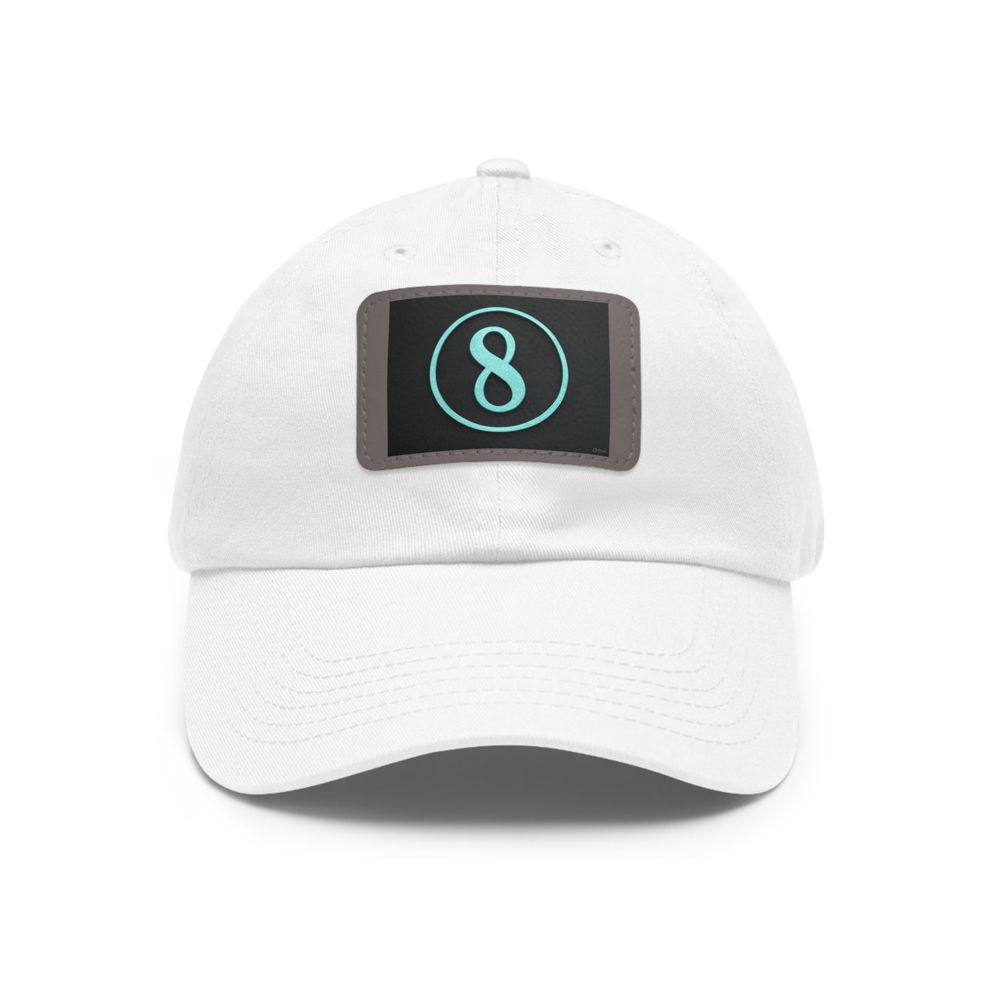 Stylish Hat with Leather Patch - Casual 8 Design