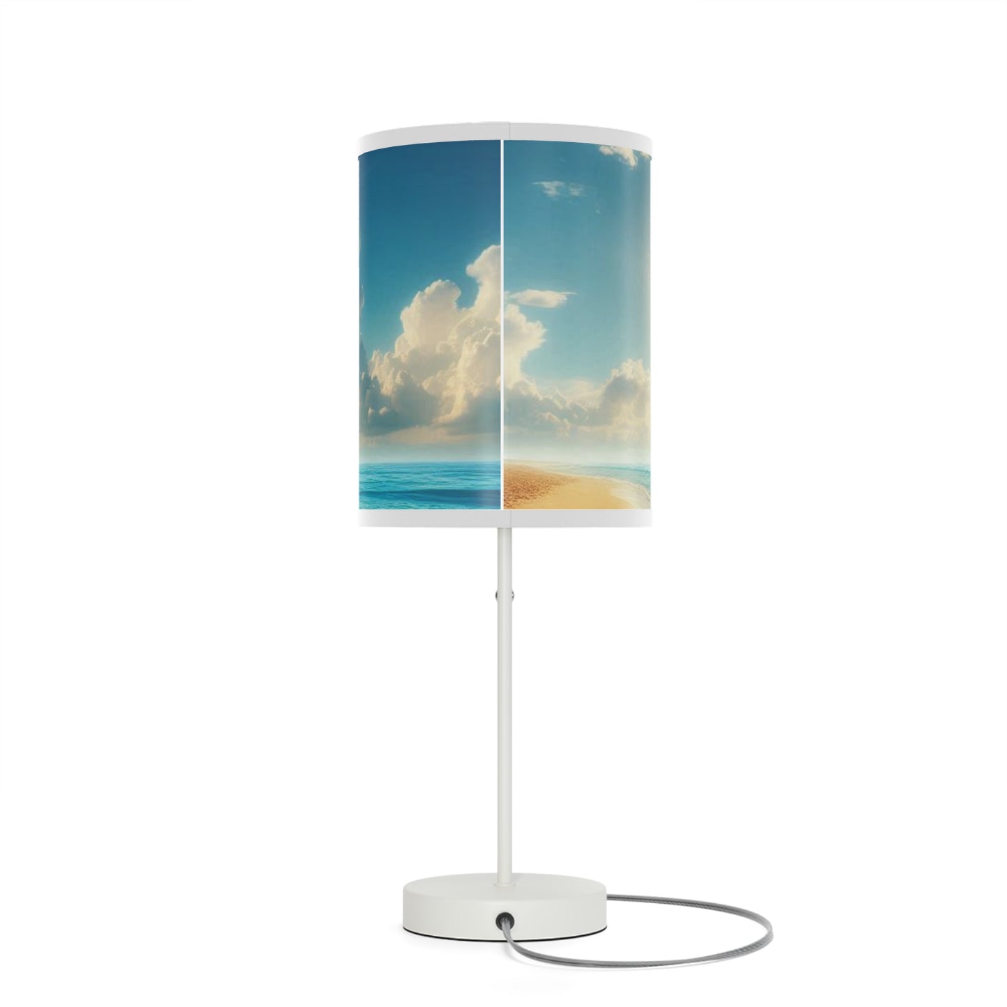 Coastal Serenity Table Lamp - Beach Themed Desktop Light