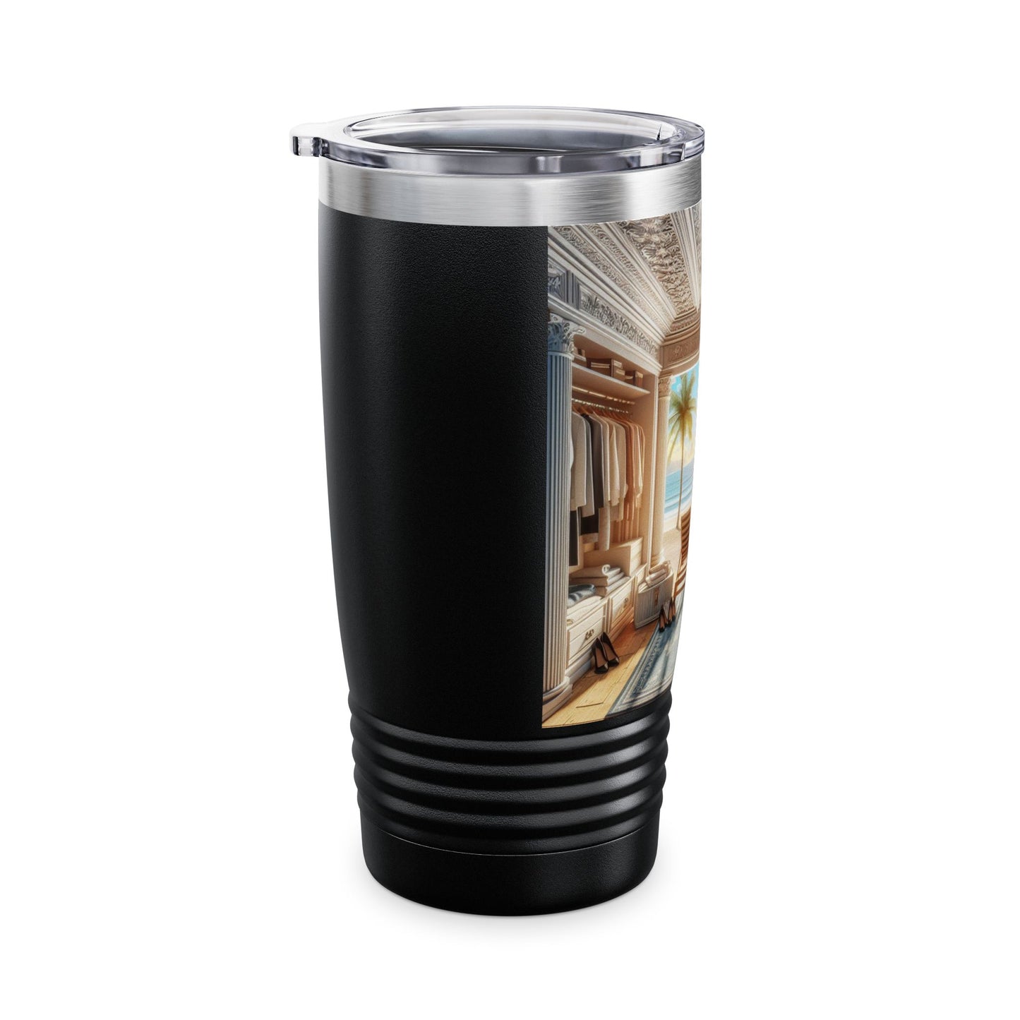 Tropical Paradise 20oz Ringneck Tumbler | Perfect for Summer Adventures and Relaxation