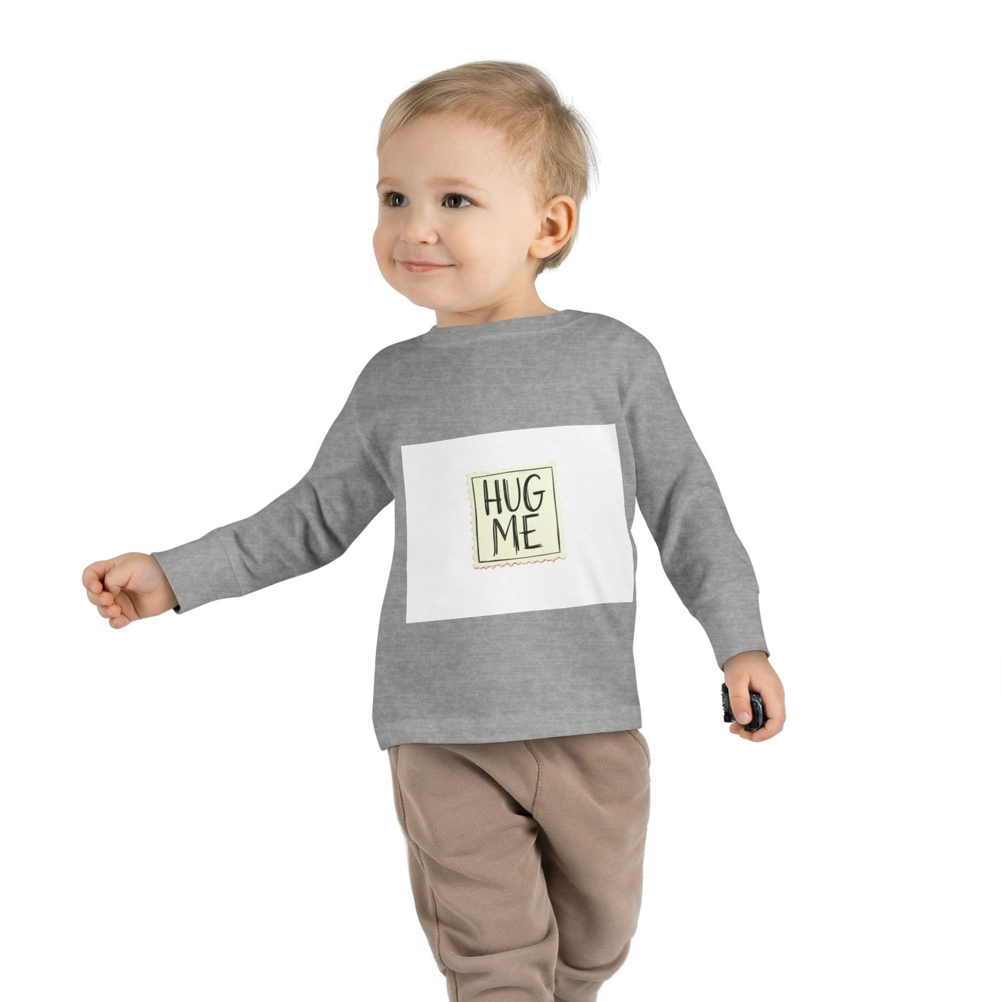 Toddler Long Sleeve Tee - "Hug Me" Design
