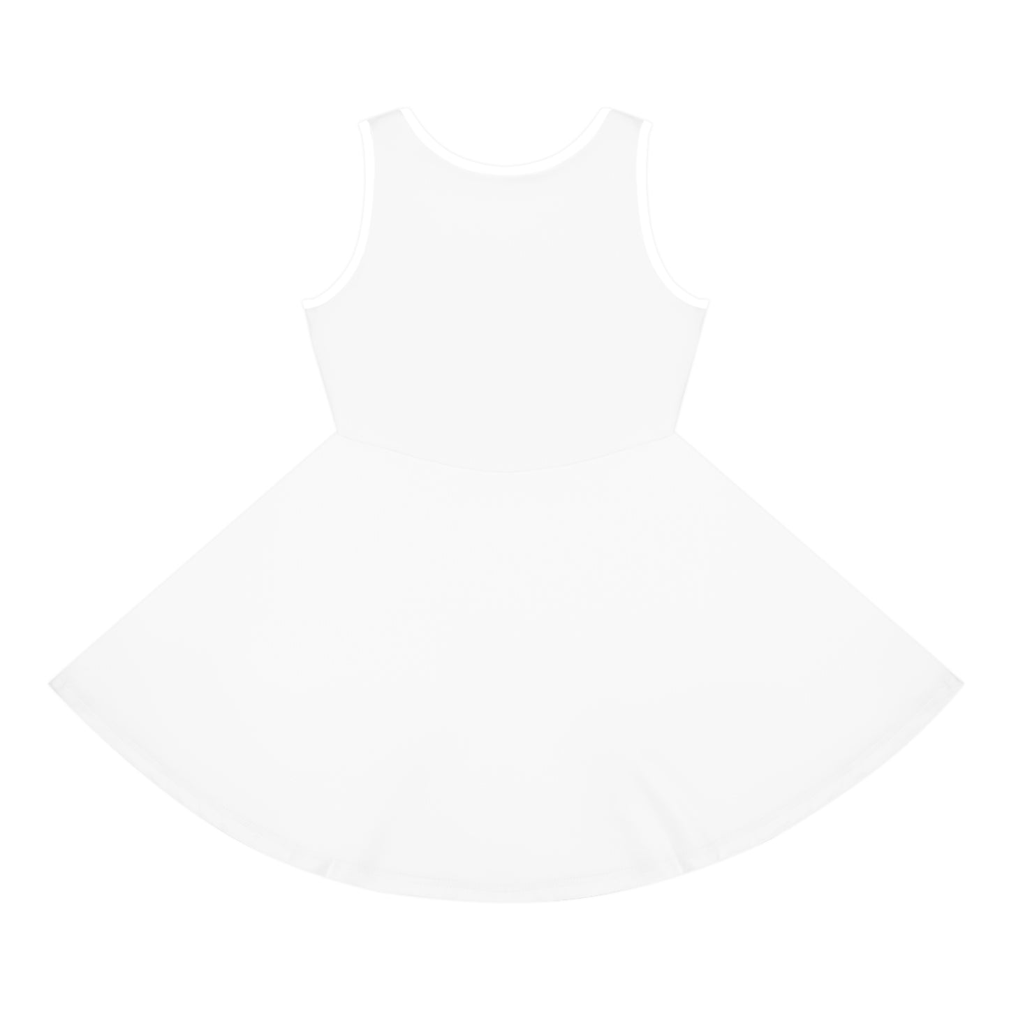 Girls' Sleeveless Sundress – 'Happiness Looks Good on Me'