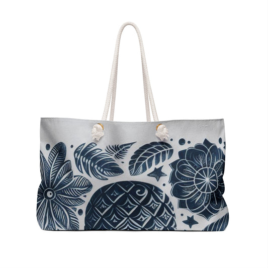 Tropical Pineapple Weekender Bag