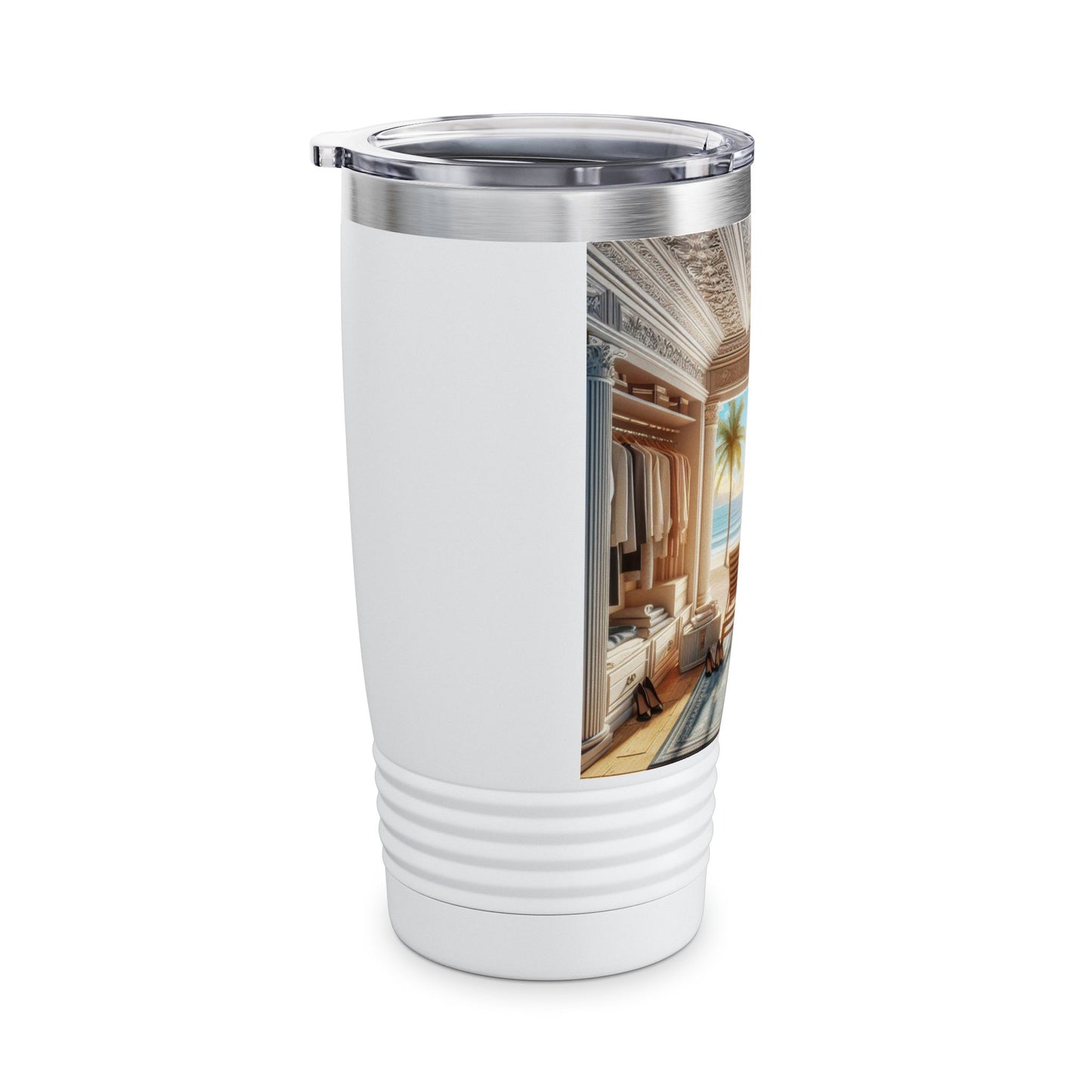 Tropical Paradise 20oz Ringneck Tumbler | Perfect for Summer Adventures and Relaxation
