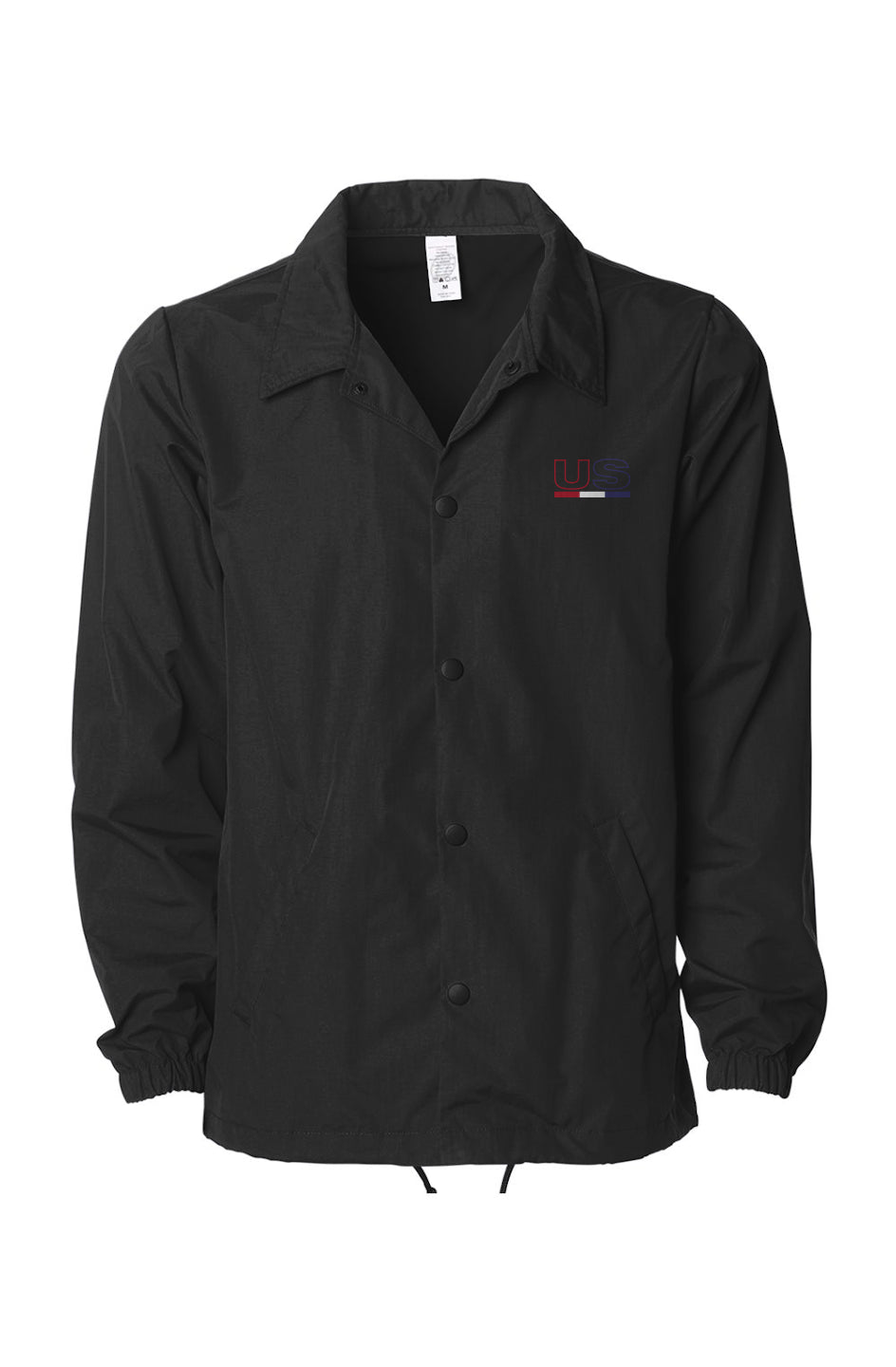 United States Black On Black Coaches Jacket