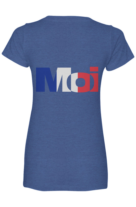 France avec MOI Womens Ideal V-Neck