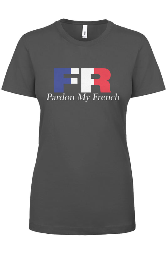 Pardon My French Womens Ideal Crew