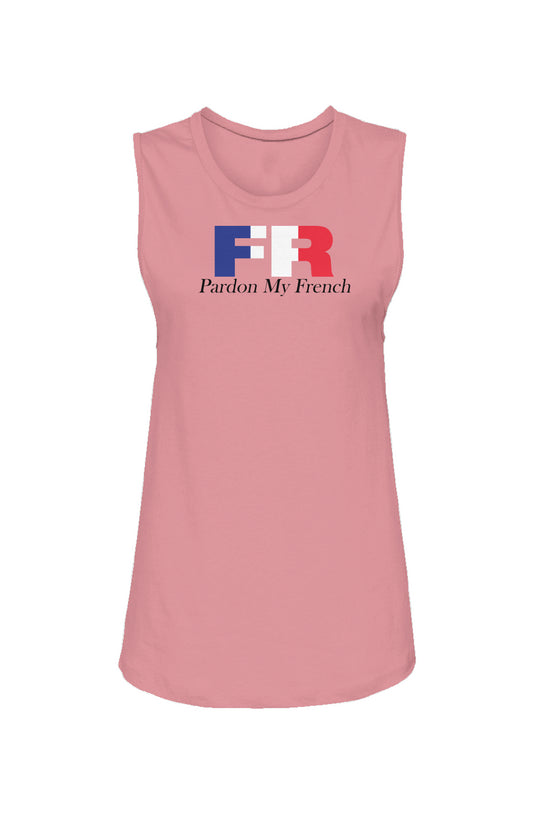 Pardon my French Womens Muscle Tank