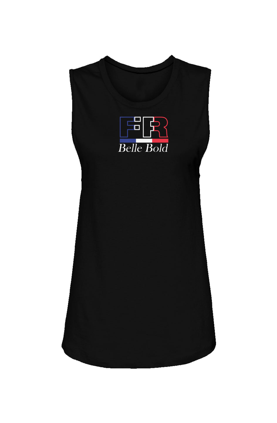 Belle Bold France Womens Muscle Tank