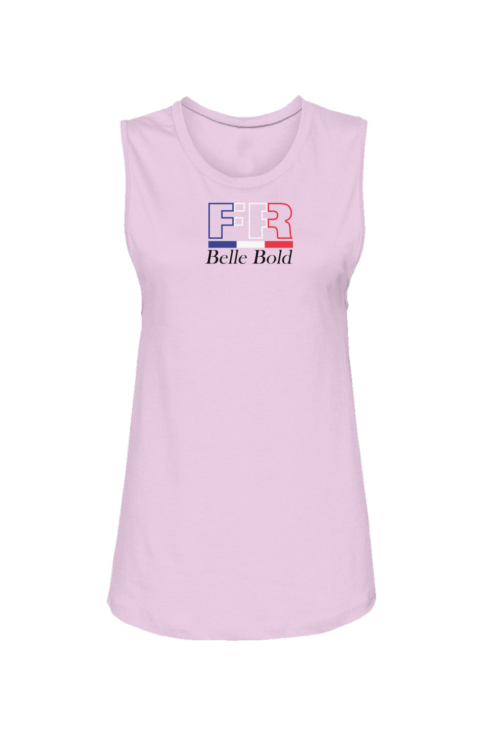 Belle Bold France Womens Muscle Tank
