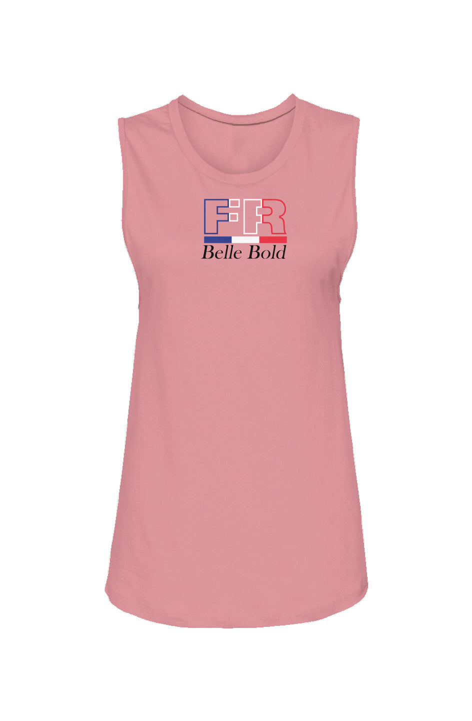 Belle Bold France Womens Muscle Tank
