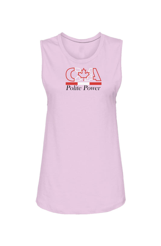 Polite Power Canada Womens Muscle Tank