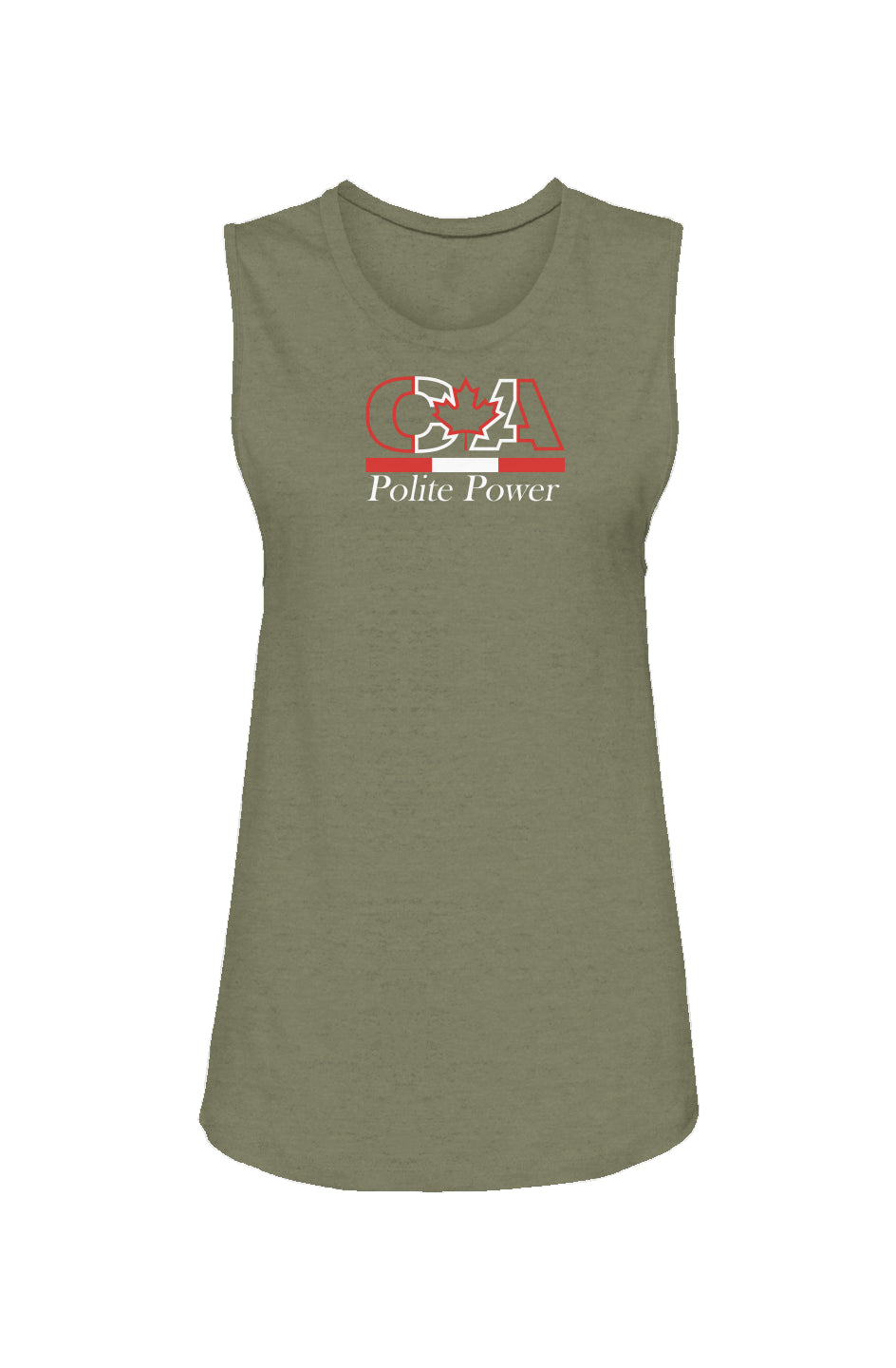 Polite Power Canada Womens Muscle Tank