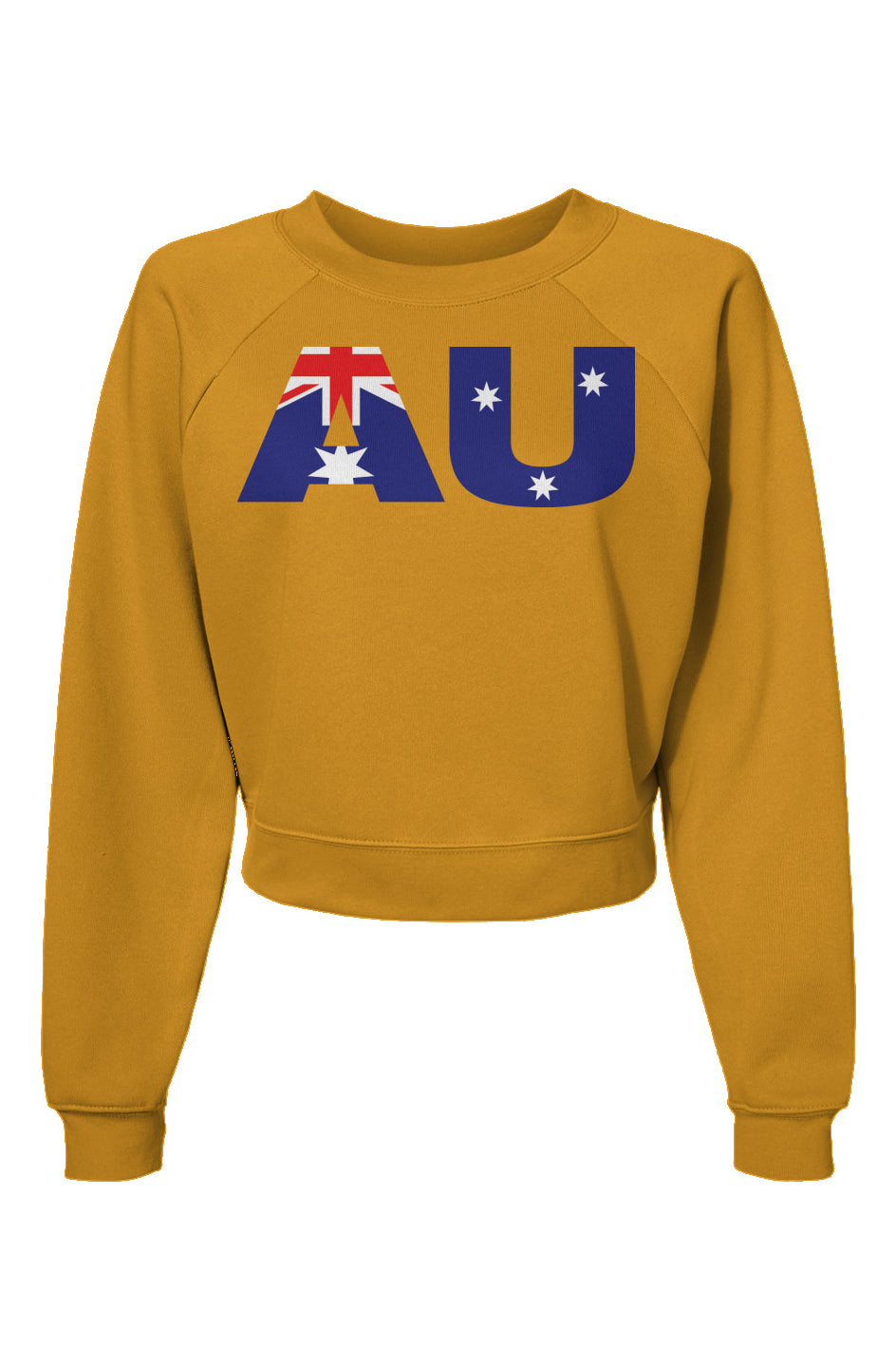 Womens Australia AU Raglan Pullover Fleece Sweatshirt