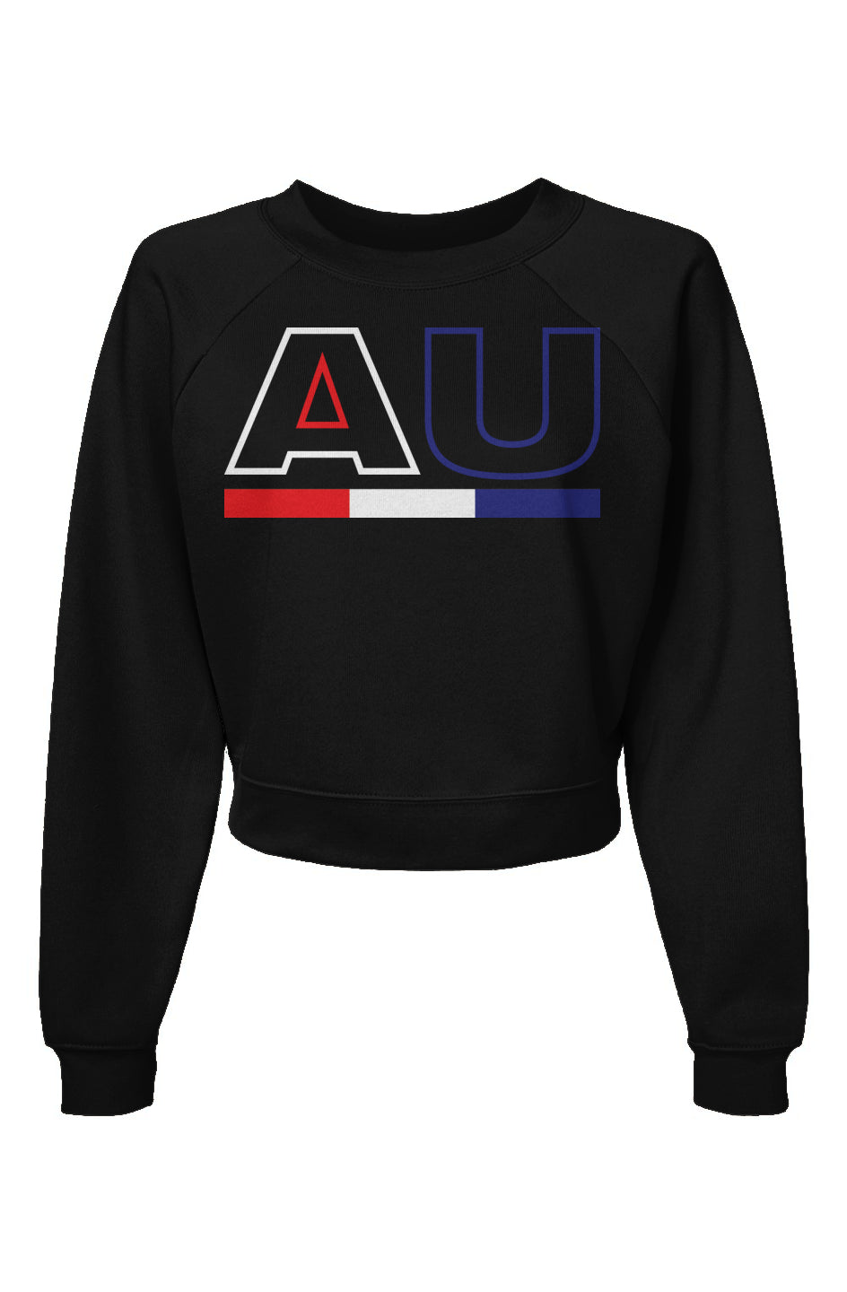 Womens Australia AU Outline Raglan Pullover Fleece Sweatshirt