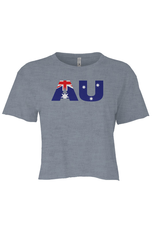 Australia AU Flag Festival Womens Cali Crop