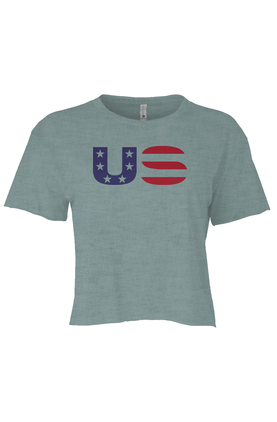 America Star & Stripes US Festival Women's Crop