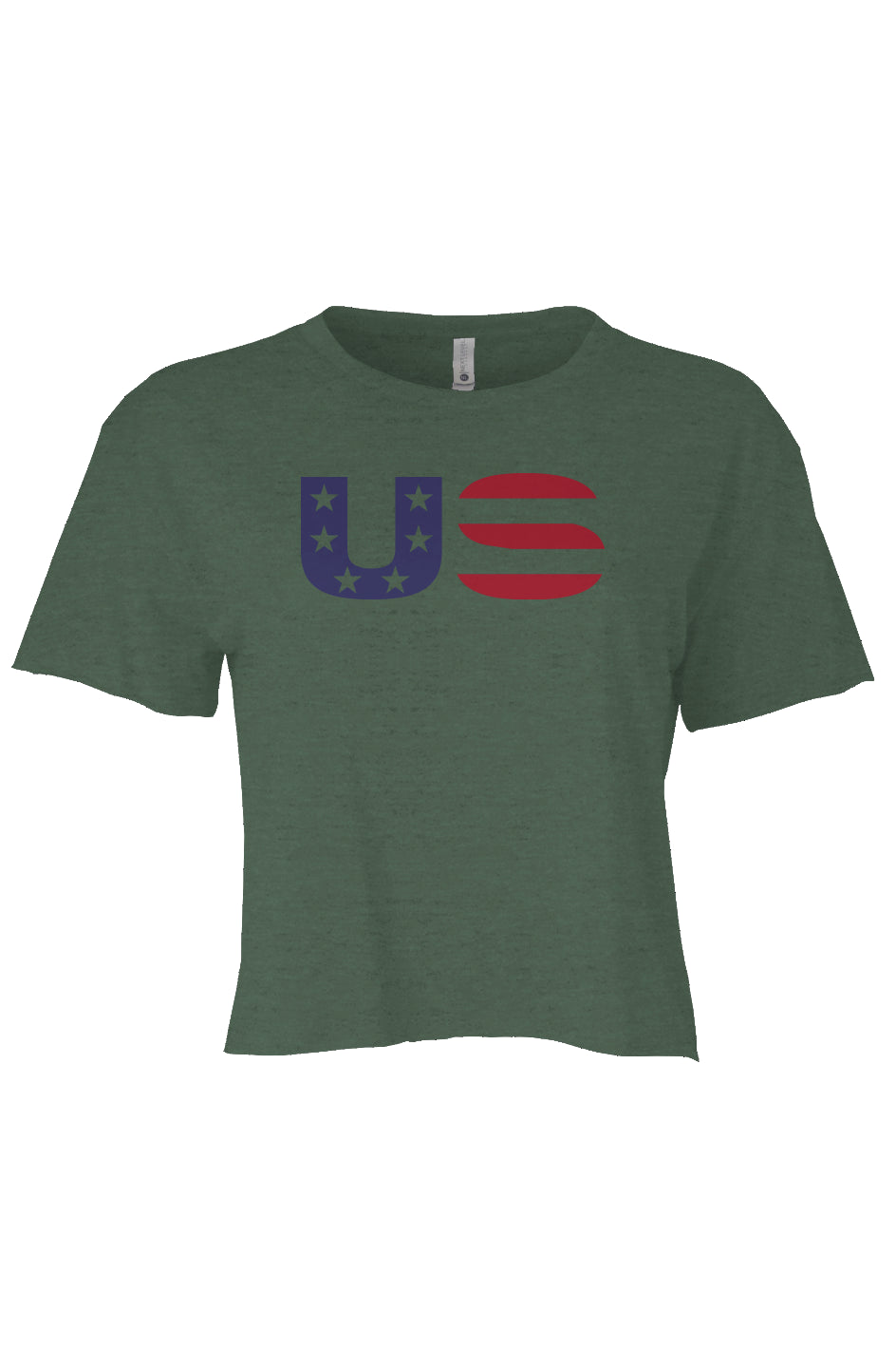 America Star & Stripes US Festival Women's Crop