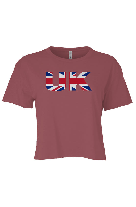 UK Flag Festival Womens Cali Crop