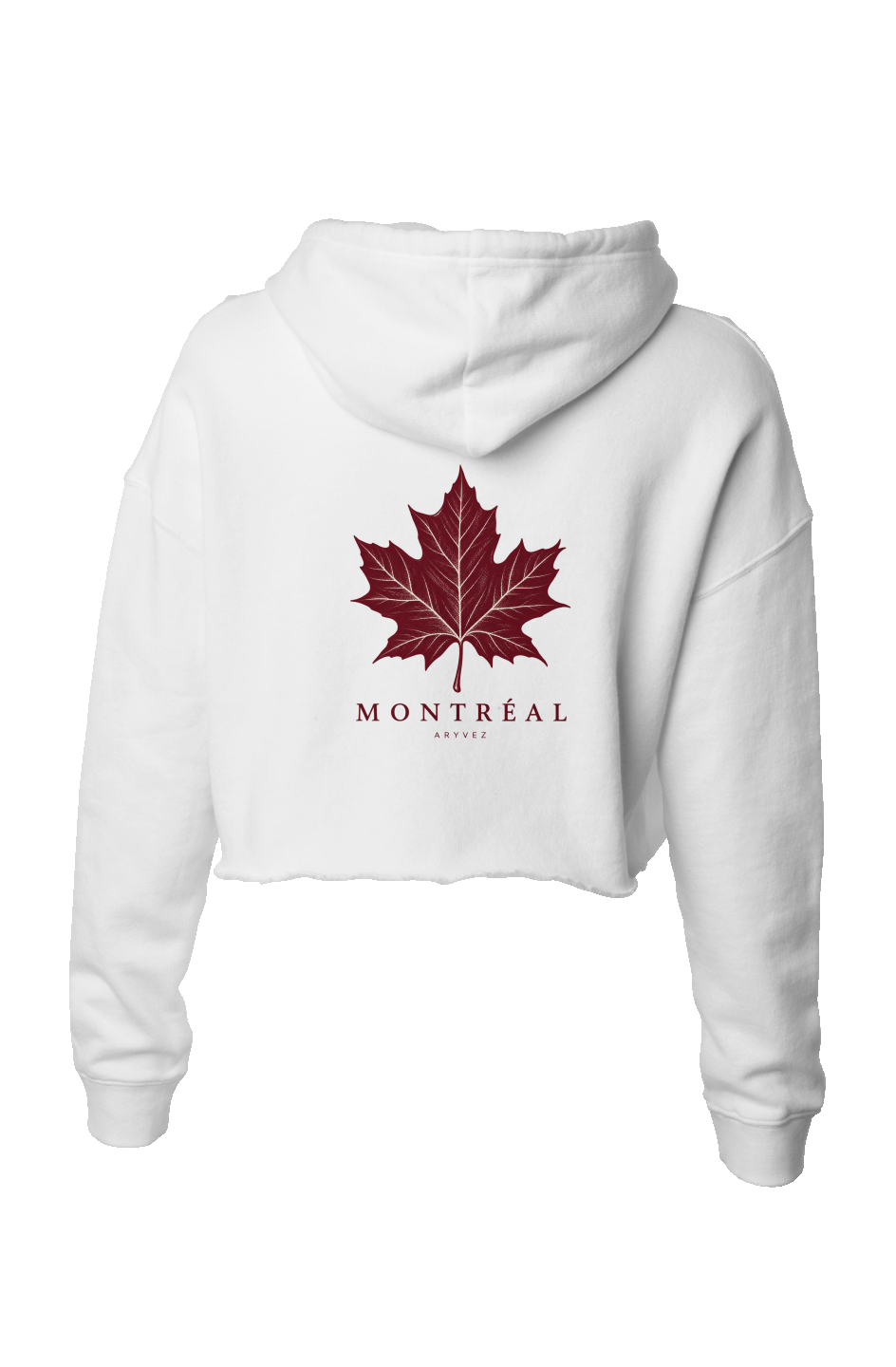Maroon Maple Leaf Montr al Logo