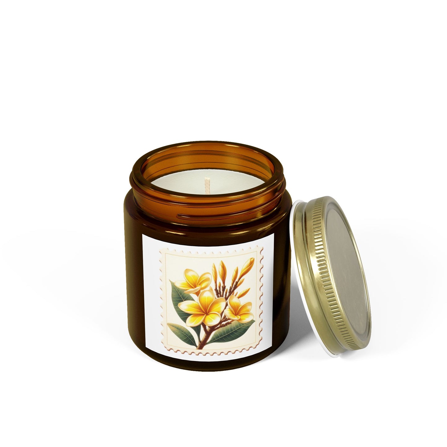 Floral Scented Candle - Coconut Apricot Wax (4oz, 9oz)