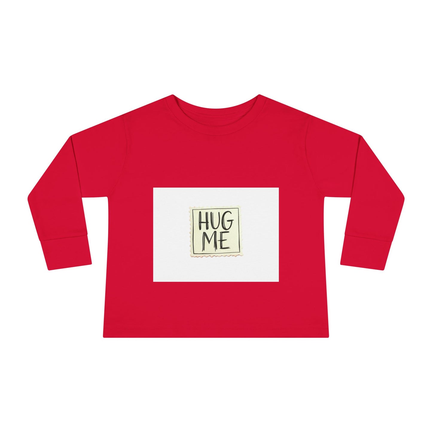 Toddler Long Sleeve Tee - "Hug Me" Design
