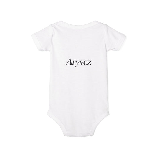 Blue Hot Air Balloon Infant Jersey One Piece with Personalized Name