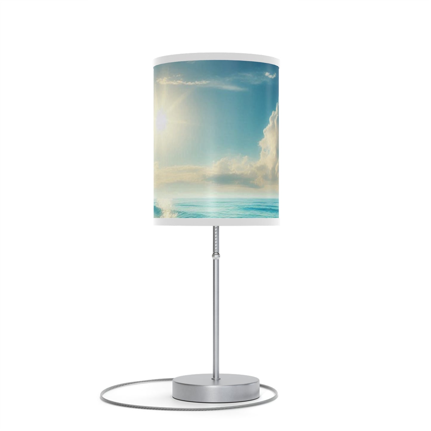 Coastal Serenity Table Lamp - Beach Themed Desktop Light