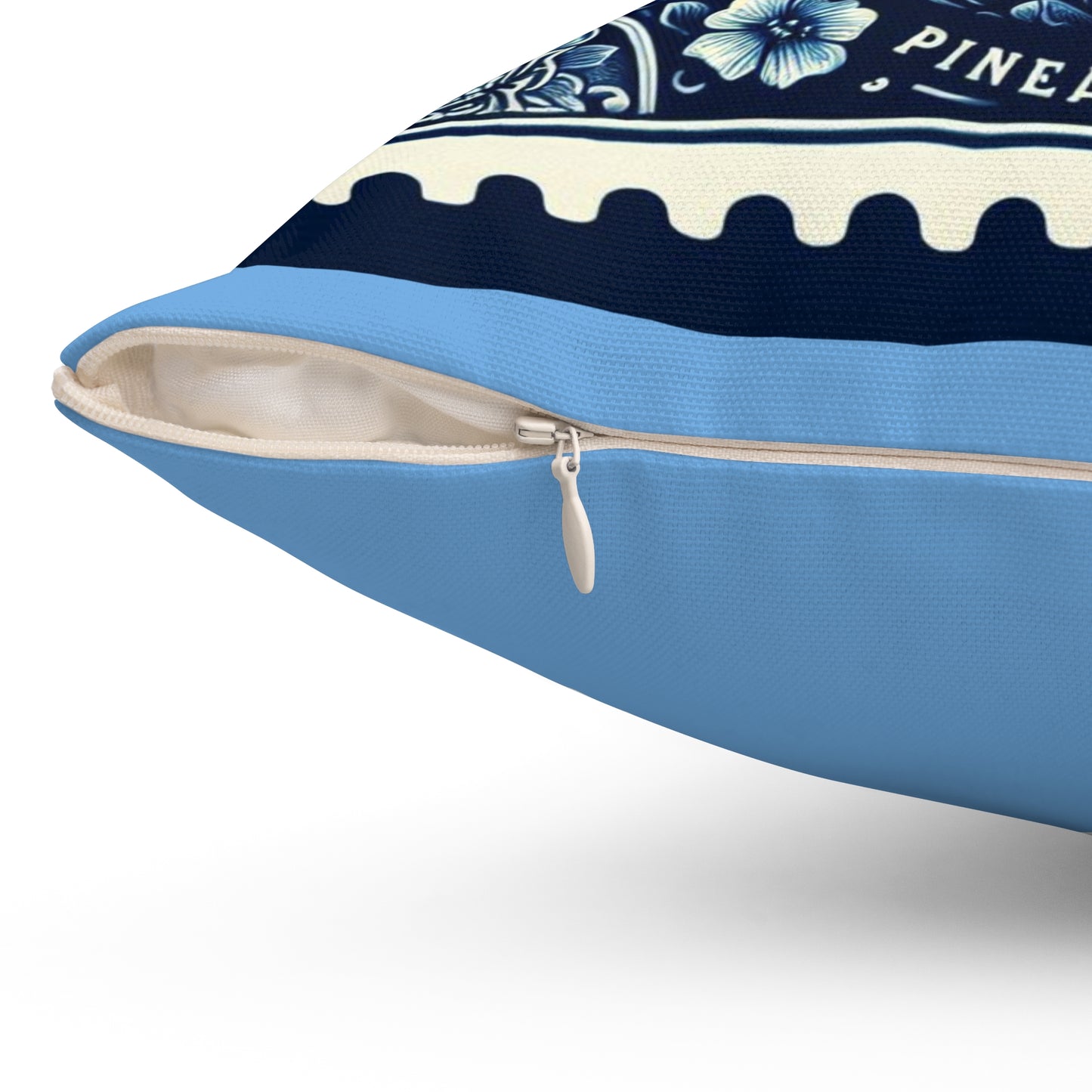 Navy Pineapple Decorative Pillow – Versatile Home Accent for Tropical Vibes