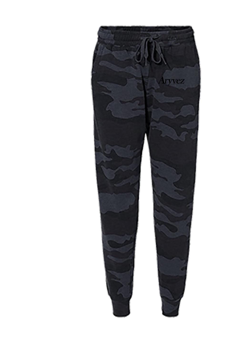 Linda Womens Camo Wash Sweatpants