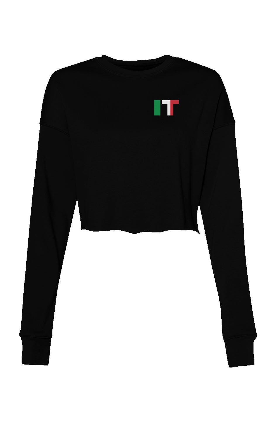 Italy Crop Crew Fleece