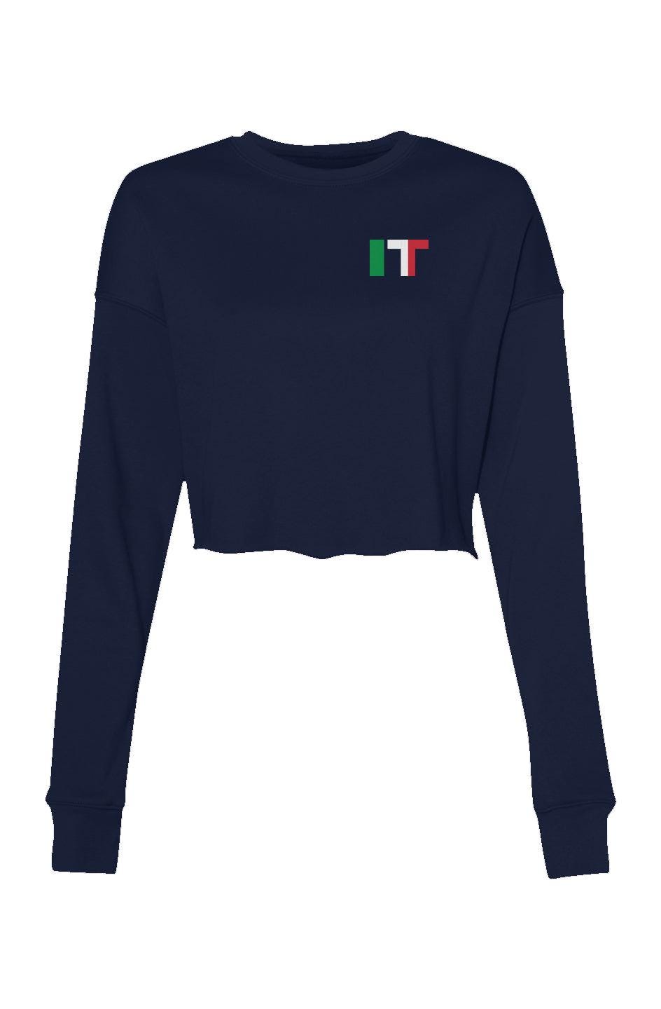 Italy Crop Crew Fleece