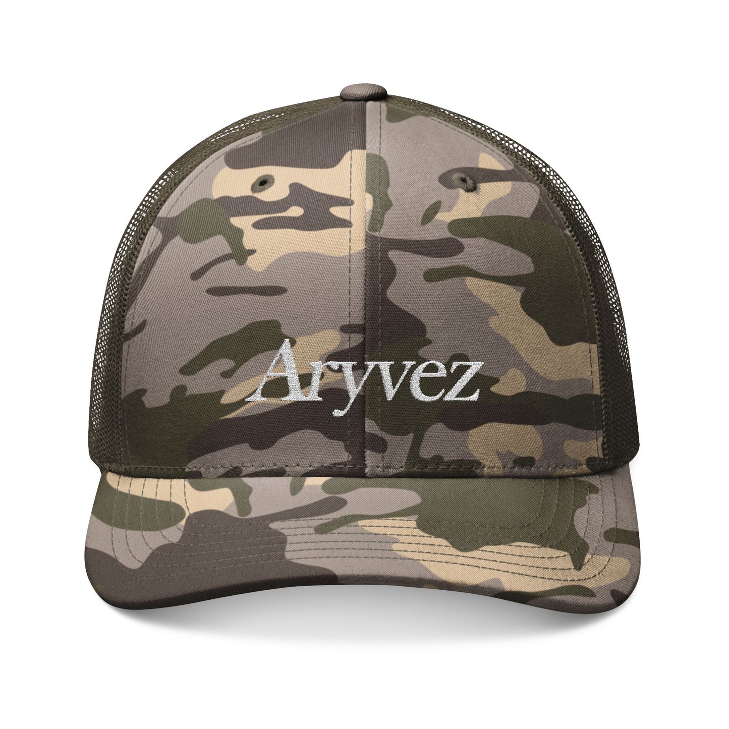 Custom Embroidered Camouflage Trucker Hat - Perfect for Outdoor Adventures