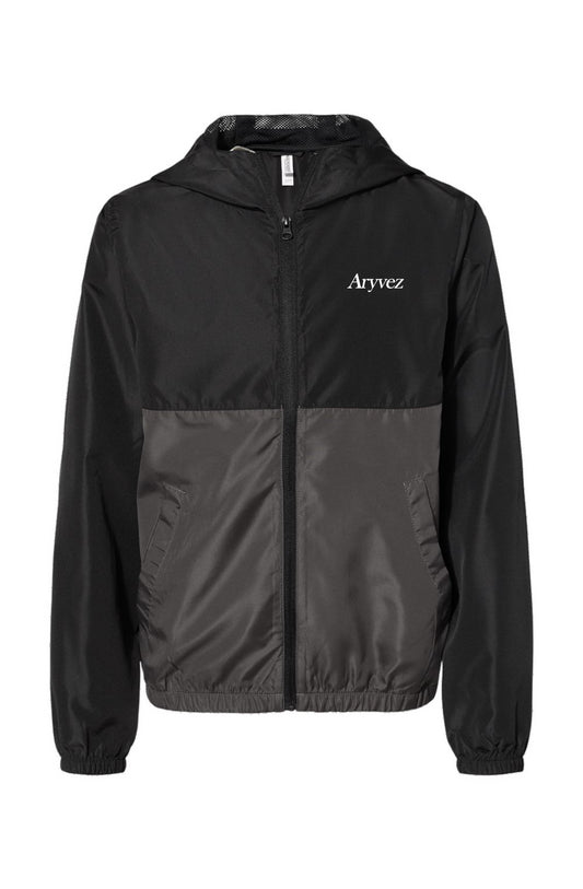 Youth Black Graphite Windbreaker Jacket