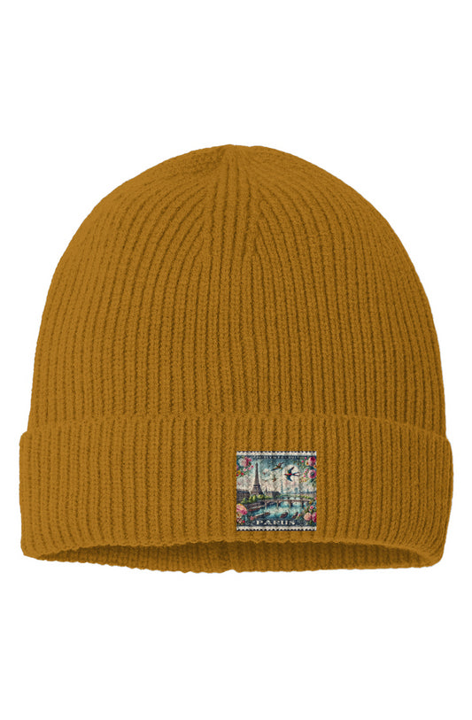 Sustainable Fine Rib Knit Beanie