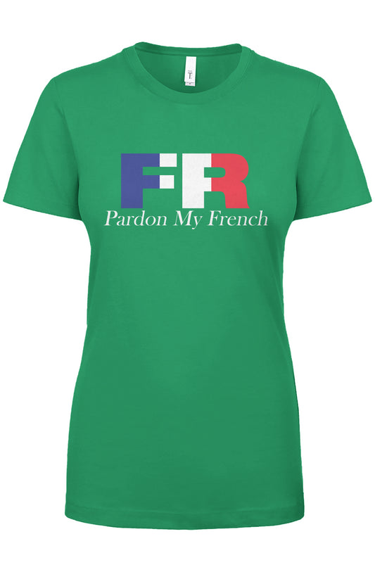 Pardon My French Womens Ideal Crew