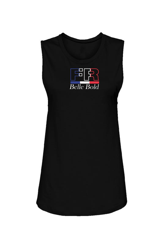 Belle Bold France Womens Muscle Tank