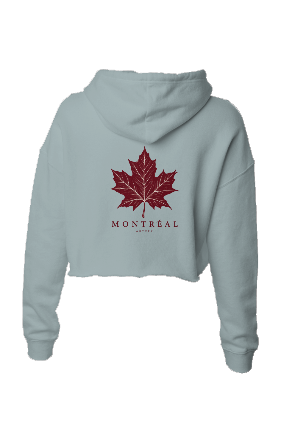 Maroon Maple Leaf Montr al Logo