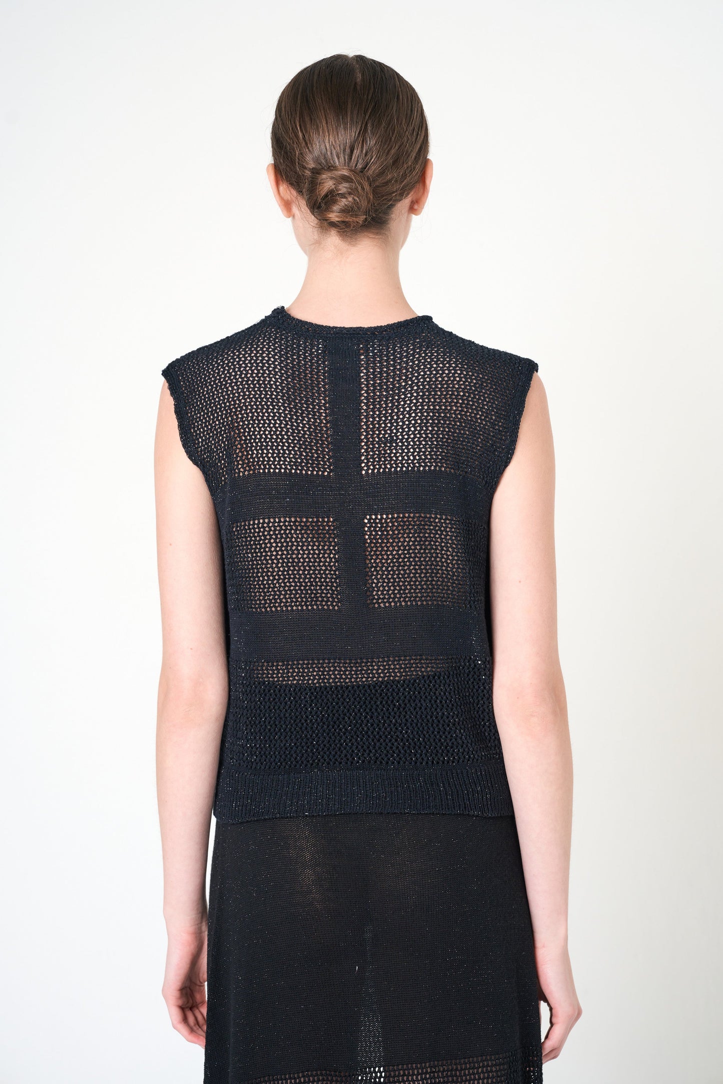Luxe Sleeveless Top in Black